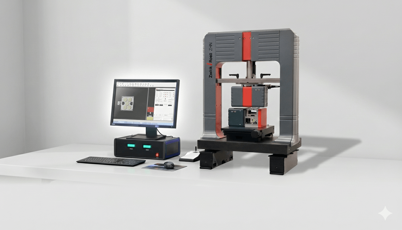 Zwick Roell ZHN materials testing machine and laboratory workstation